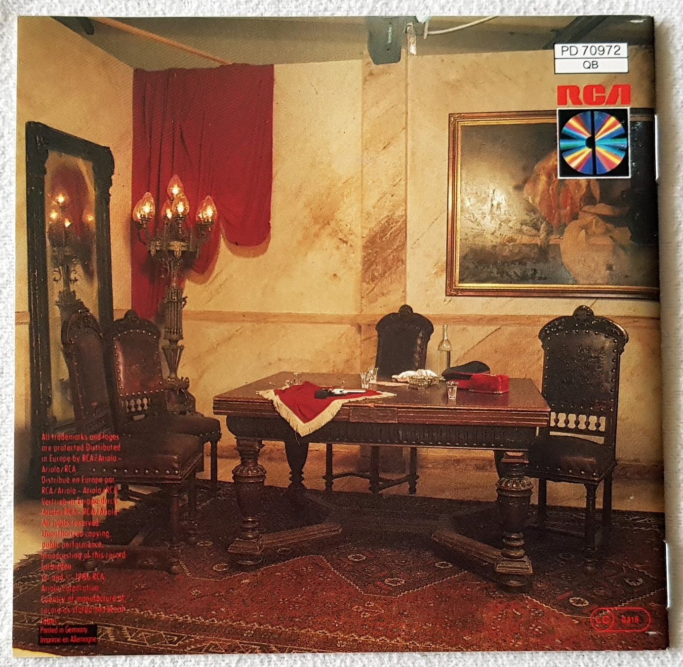 CD: Accept ‎– Russian Roulette - CD - 1986 - First Press - RCA ‎ – Usato da Uster venduto da Zardodel 4