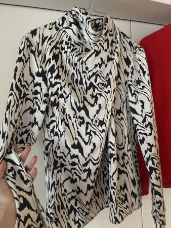 Bluse mit Stehkragen, 36 elegant stilvoll