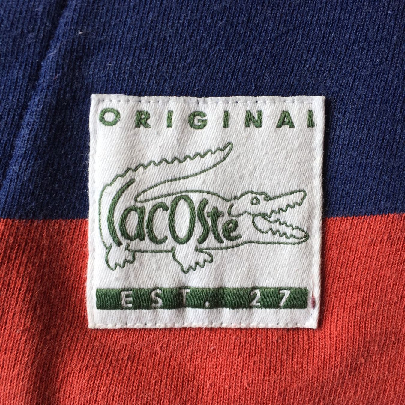 Lacoste Maglioni & Felpe: Pull Lacoste Original Loose Fit Blue/Red Men S – Usato da Genève venduto da ang_7j7j 3