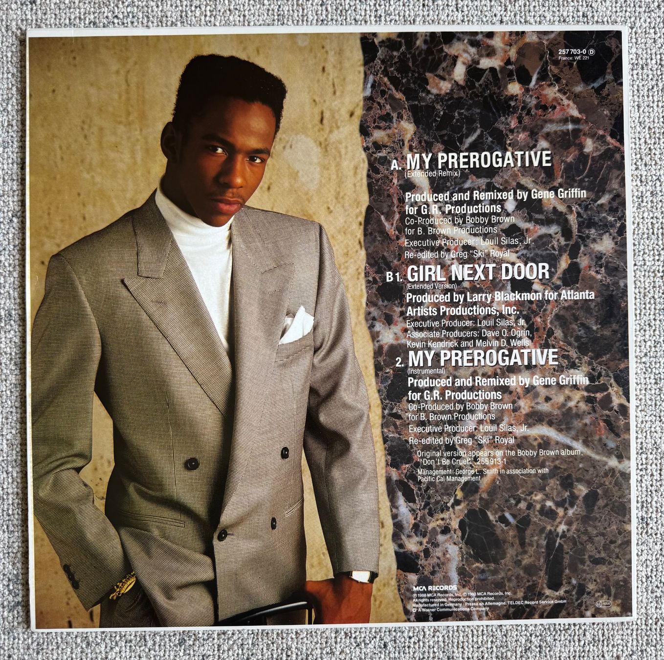 Schallplatten: Bobby Brown - My Prerogative - 12" Maxi - 80s – Gebraucht aus Rorbas von BlackstarRecords 1