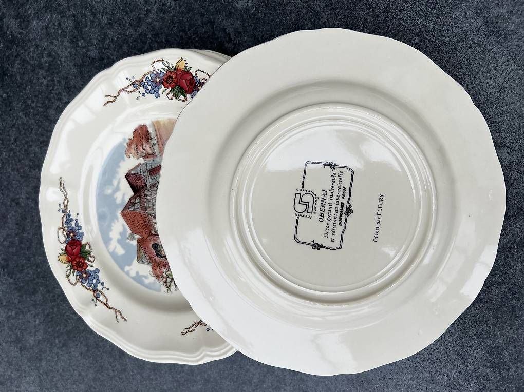 Teller: Dessertteller "OBERNAI" 5Stück NEU – Gebraucht aus Saland von Marejo 1