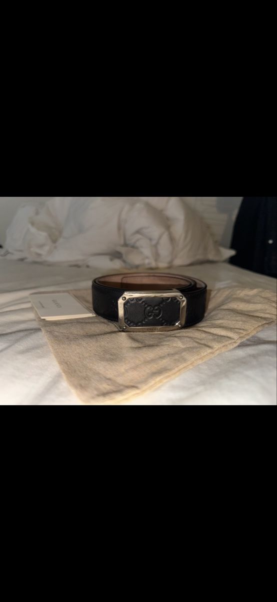 Gucci Cinture: GUCCI BLACK LEATHER BELT – Nuovo (secondo la descrizione) da Visp venduto da 98o_bv89 1