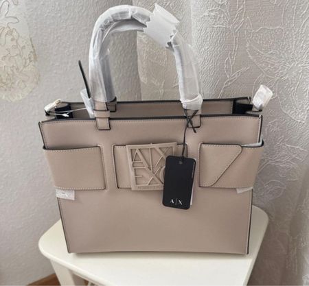 Armani Exchange Handtasche neuwertig beige Tasche Sommer Fr.