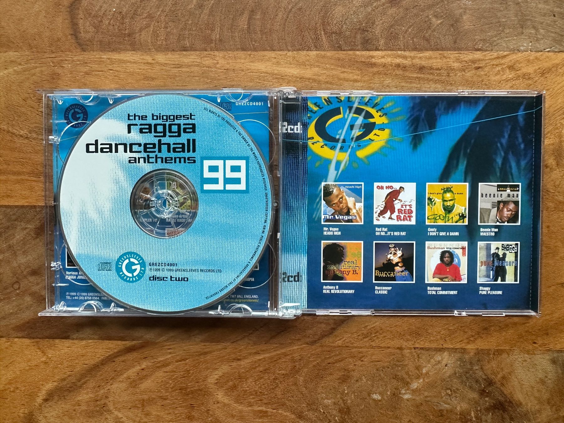 CD: The Biggest Ragga Dancehall Anthems 99 - 2CD – Usato da Horgen venduto da flyingpenguin2000 2