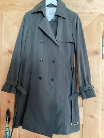 HUGO BOSS ORIGINAL TRENCHCOAT KHAKI OLIV GRÖSSE 38