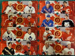 1996 97 DONRUSS CANADIAN O CANADA SET GRETZKY LEMIEUX #2000