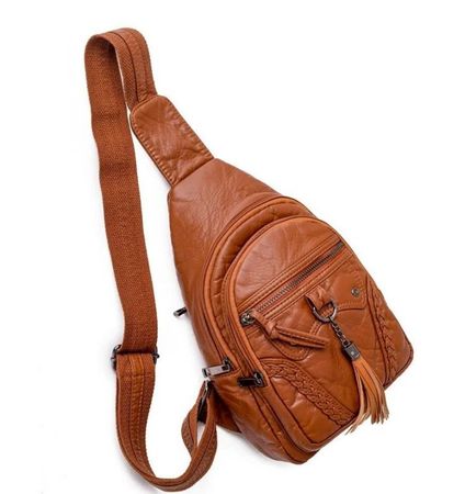 Retro Umhängetasche Braun - Sac bandoulière style vintage