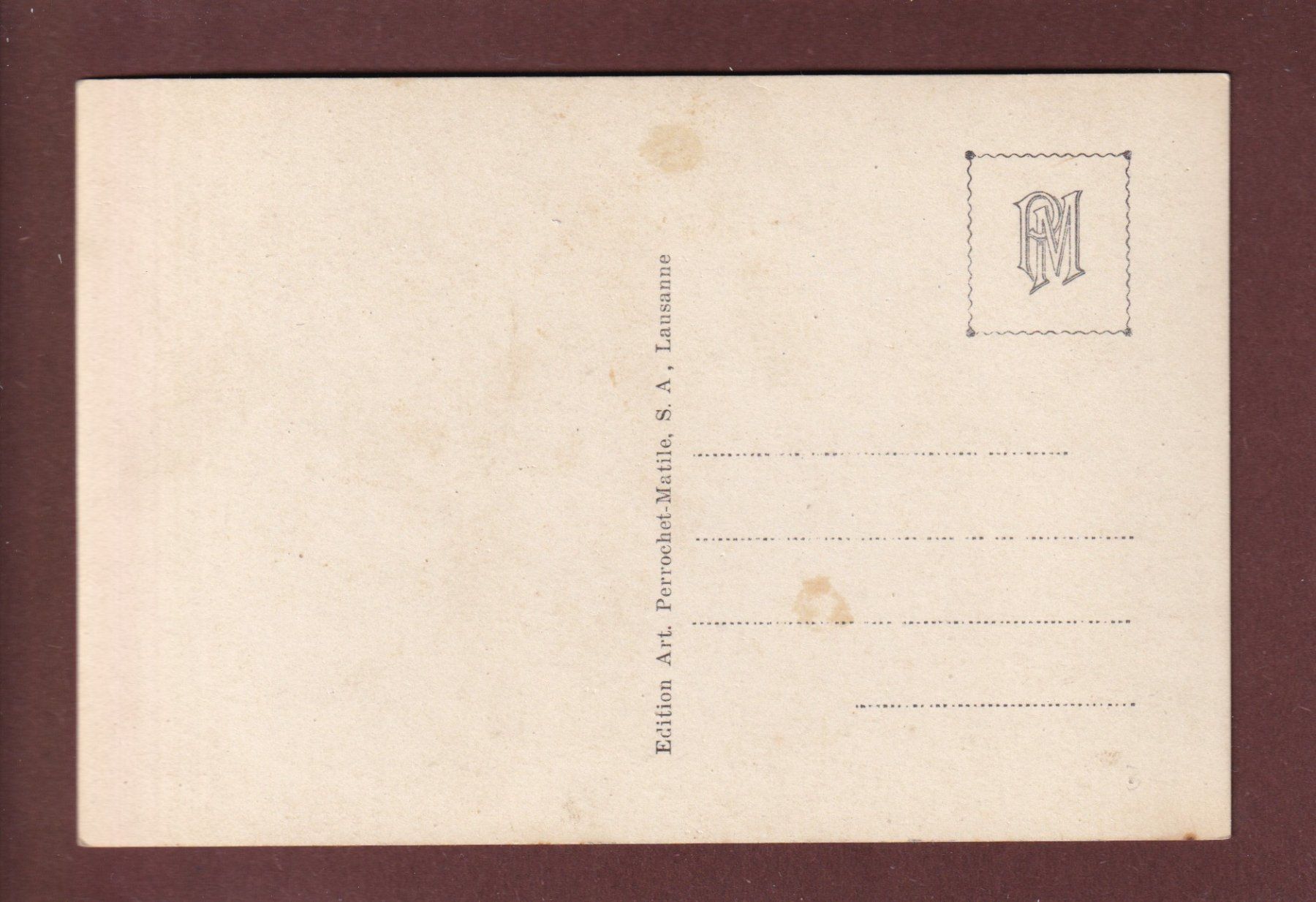 Cartoline postali: Panorama du MAUBORGET – Usato da Pully venduto da nicecards 1