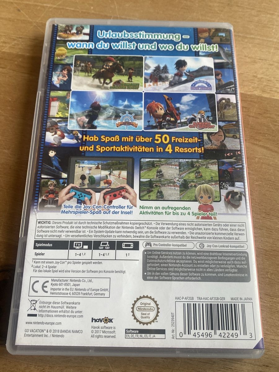 Nintendo Jeux: Go Vacation Videospiel Nintendo Switch  – D'occasion à St. Gallen par steffi1008 1