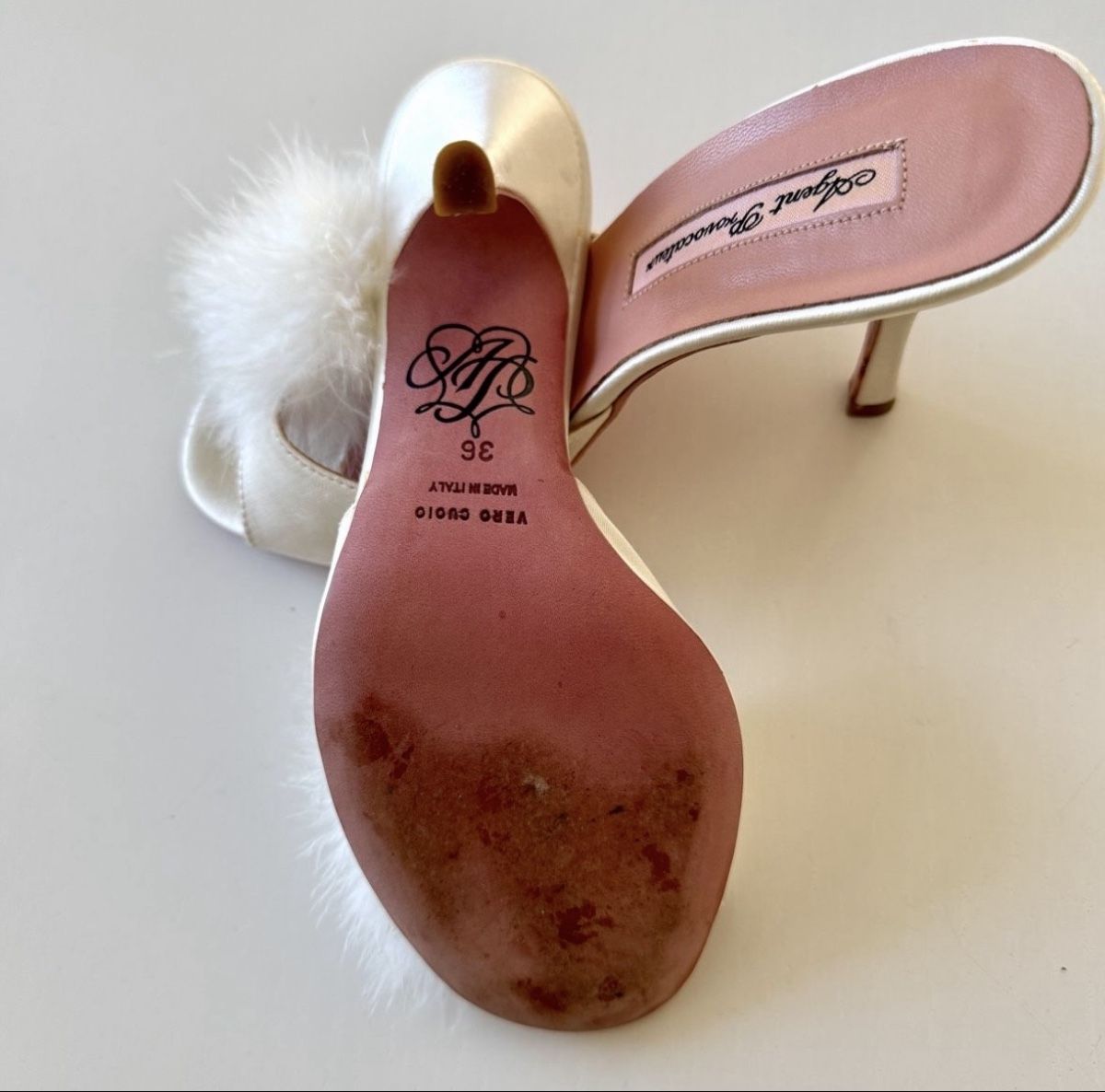 Agent Provocateur Scarpe da donna: AGENT PROVOCATEUR Satin Mule – Usato da Baden venduto da Chaochao3 4