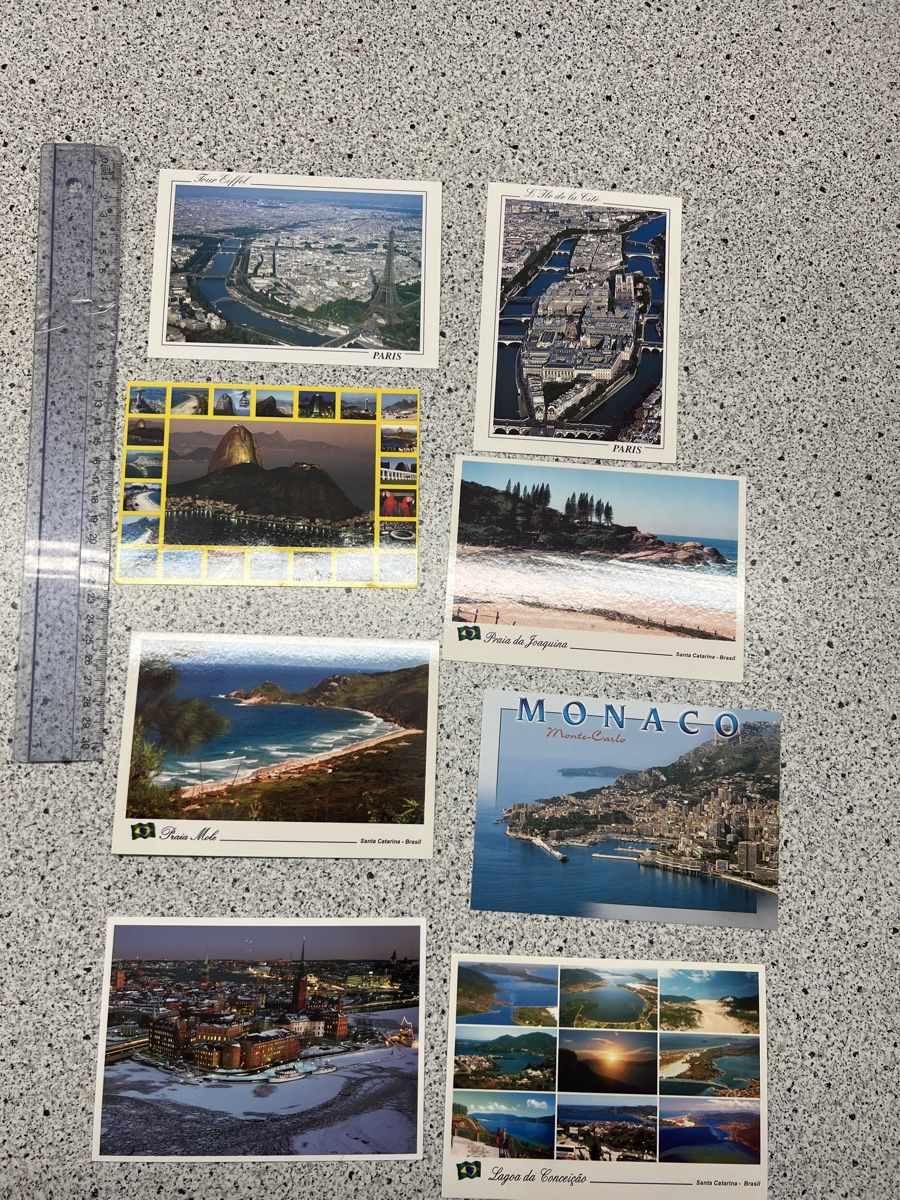 Ansichtskarten: Postkarten Rio, Paris, Monaco, Buenos Aires, Lyon – Gebraucht aus Zürich von pamleano 2