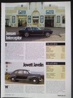 Bericht Jensen Interceptor/ Jowett Javelin