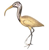 sculpture Ibis Malevolti Hollywood Regency Style 41 cm