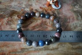 Armband 9mm  Mix Sugelith Richterit  Mangan