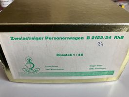 Ferro Suisse Leer Karton,Om Rhb 2 Achserpersonenwagen (Leer)