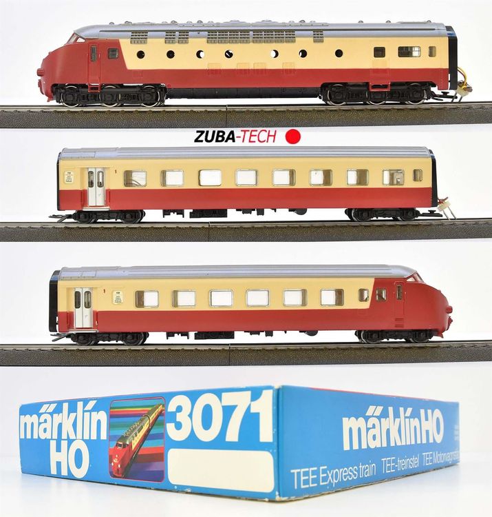Trix H0 - 22131 - Convoi - Unité multiple diesel 4 pièces TEE