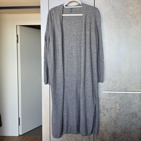 🐸 S.OLIVER STRICKMANTEL / STRICKJACKE / DUSTER GRAU