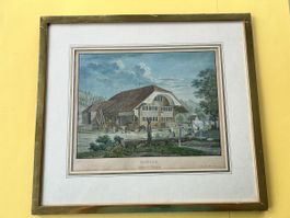 David Alois Schmid Entlebuch Kanton Luzern Aquatinta um 1830