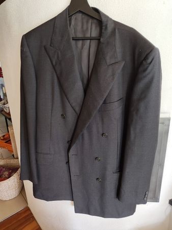 Ermenegildo Zegna Jacke Vintage Fine Worsted Super 100s grau