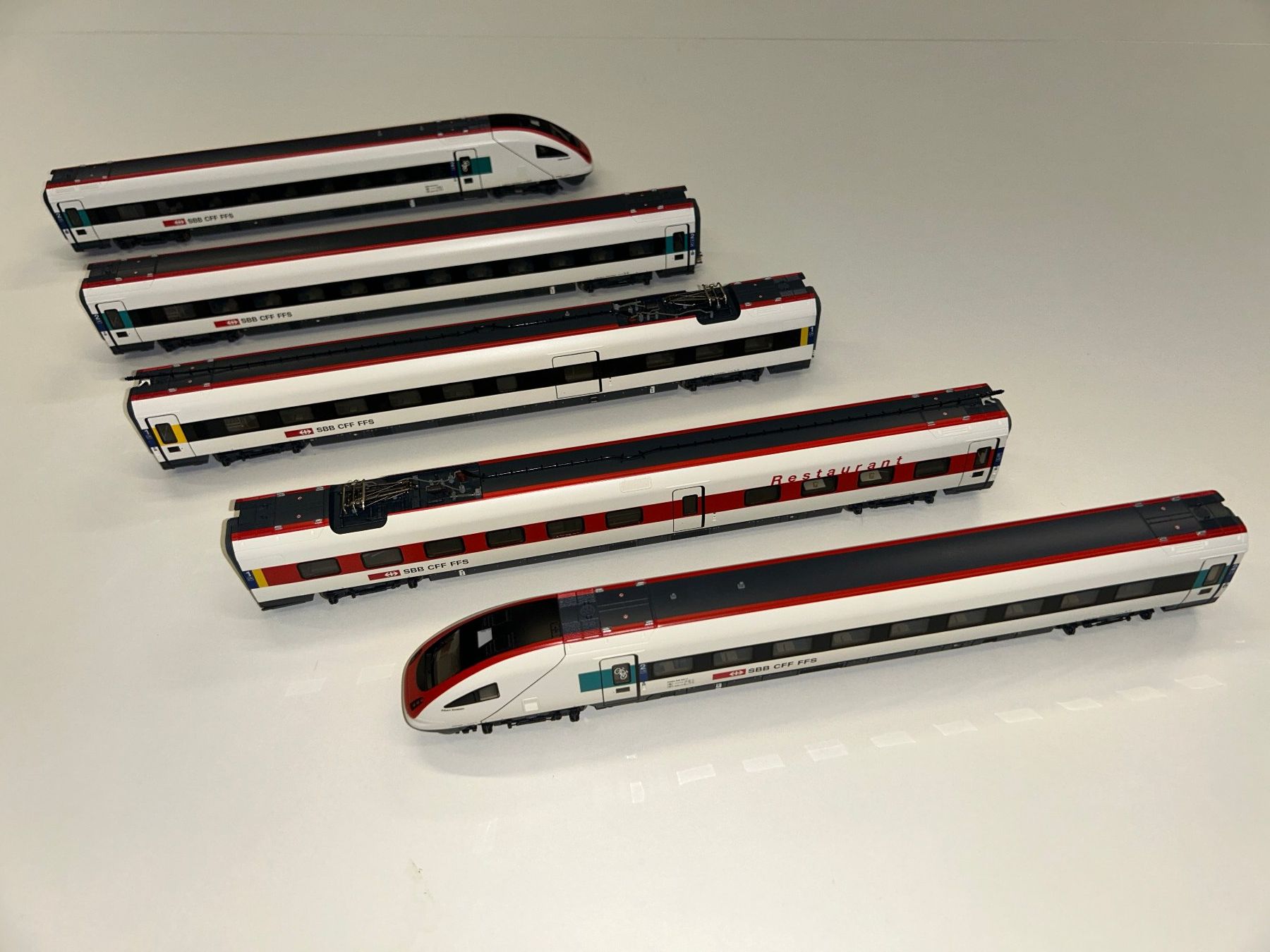 Roco Modellini di ferrovie: ROCO 63154 SBB ICN set DCC sound – Nuovo e nell'imballaggio originale da Ecublens VD venduto da sun_l587 4