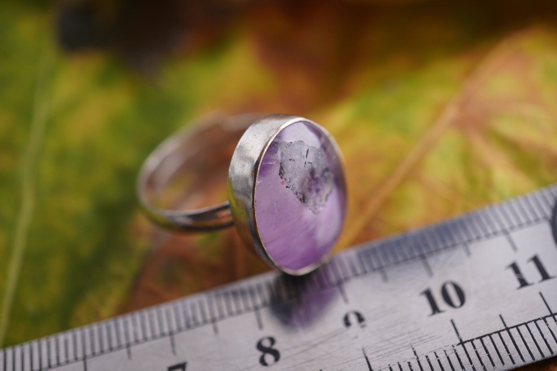 Minerali & Pietre curative: Phantom Amethyst  ring Grösse  Variabel     (Räumung!) – Nuovo e nell'imballaggio originale da Eschenbach SG venduto da topstone 3