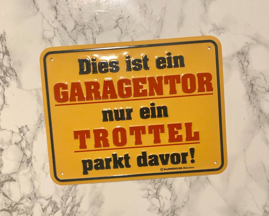 Lustiges Metallschild 'No Trespassing - You Are A Target' - 20x30 Cm, Für Garten, Garage & Hof