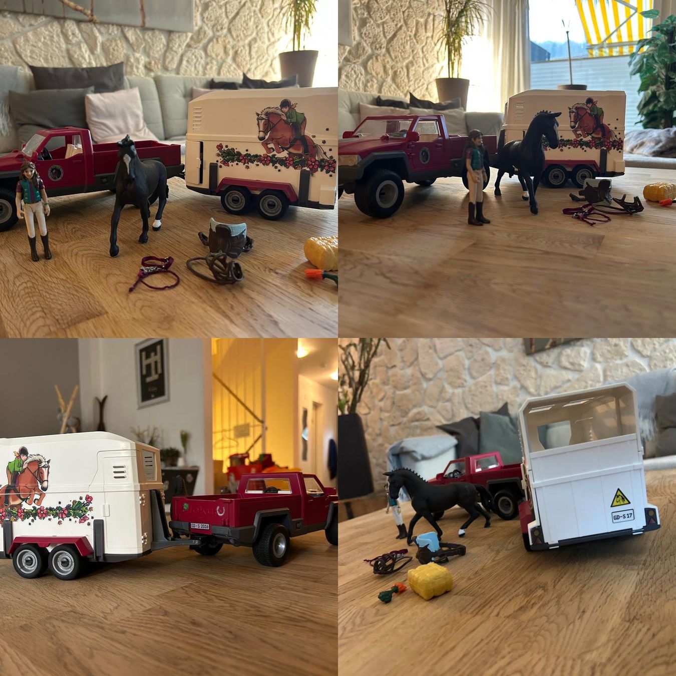 Schleich Giocattoli: Schleich Pick Up mit Anhänger – Usato da Glattfelden venduto da Babaluba