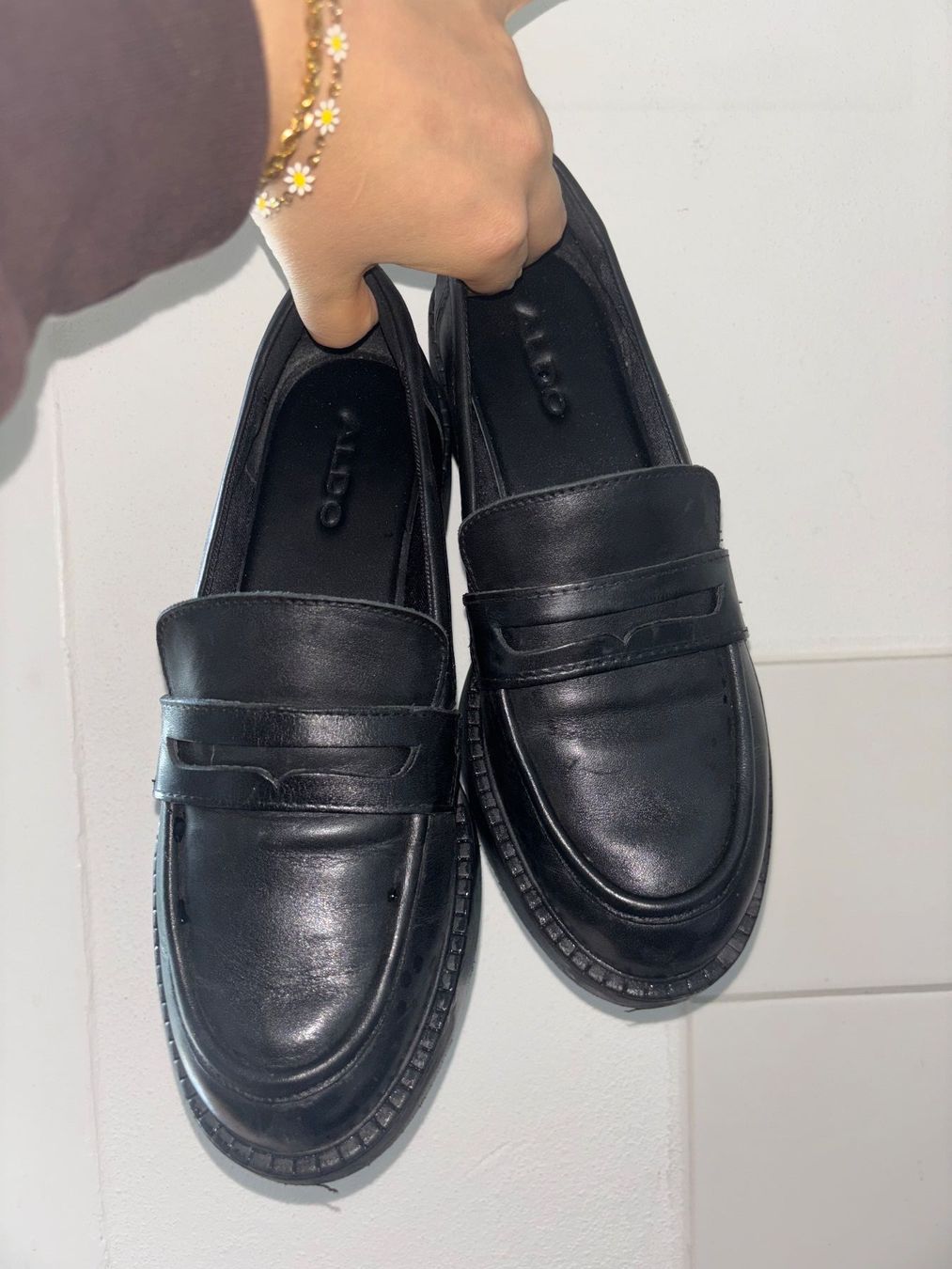 Aldo Scarpe da donna: Loafers ALDO, 39/40, Schwarz Leder – Usato da Bern venduto da sshueli 1