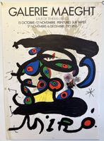 Original Miro-Poster Galerie Maeght Paris, 80x56,3 cm