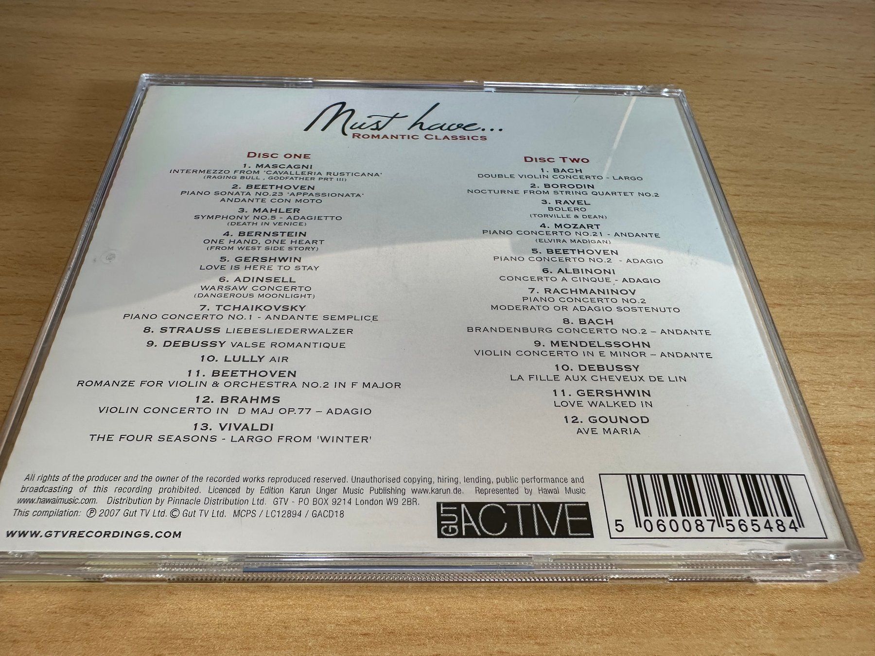 CDs: Must Have Classics: Romantic Classics  - 2 CD – Gebraucht aus Rikon im Tösstal von Alpenmutz 1