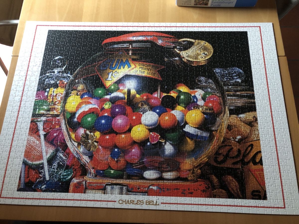 Ravensburger Puzzle: Puzzle 1500 Teile, Kaugummiautomat – Usato da Balsthal venduto da Katzenfan99 1