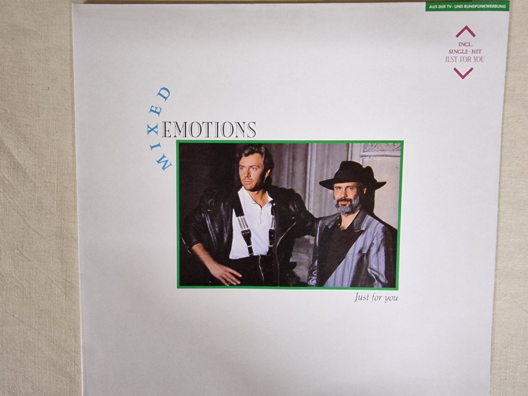 Dischi in vinile: Mixed Emotions LP – Just For You – Usato da Root venduto da atelier22