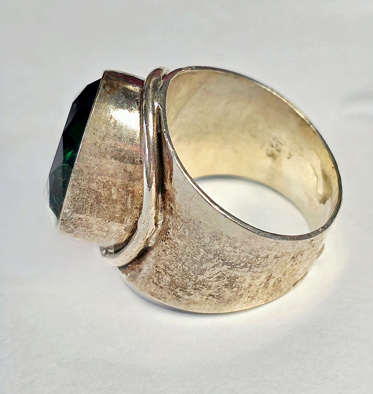Bagues: Silber Ring grün – Neuf (Voir description) à Zürich par adriben 3