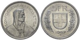 5 Franken 1967 3*