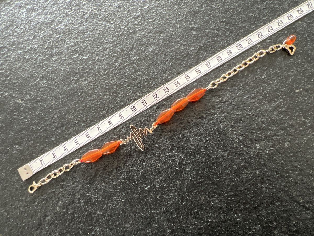 Bracciali & Braccialetti: Designer Armband Gold/Orange Glasperlen – Usato da HORGEN venduto da vladibarca10 5