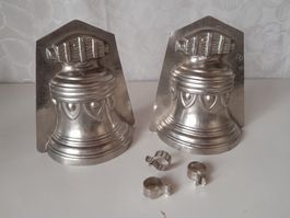 Oster Schokoladenform, Glocke, Matfer France, 16 cm, 1948