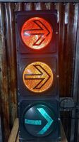 Verkers Ampel als Deko in Werkstatt Hobbyraum