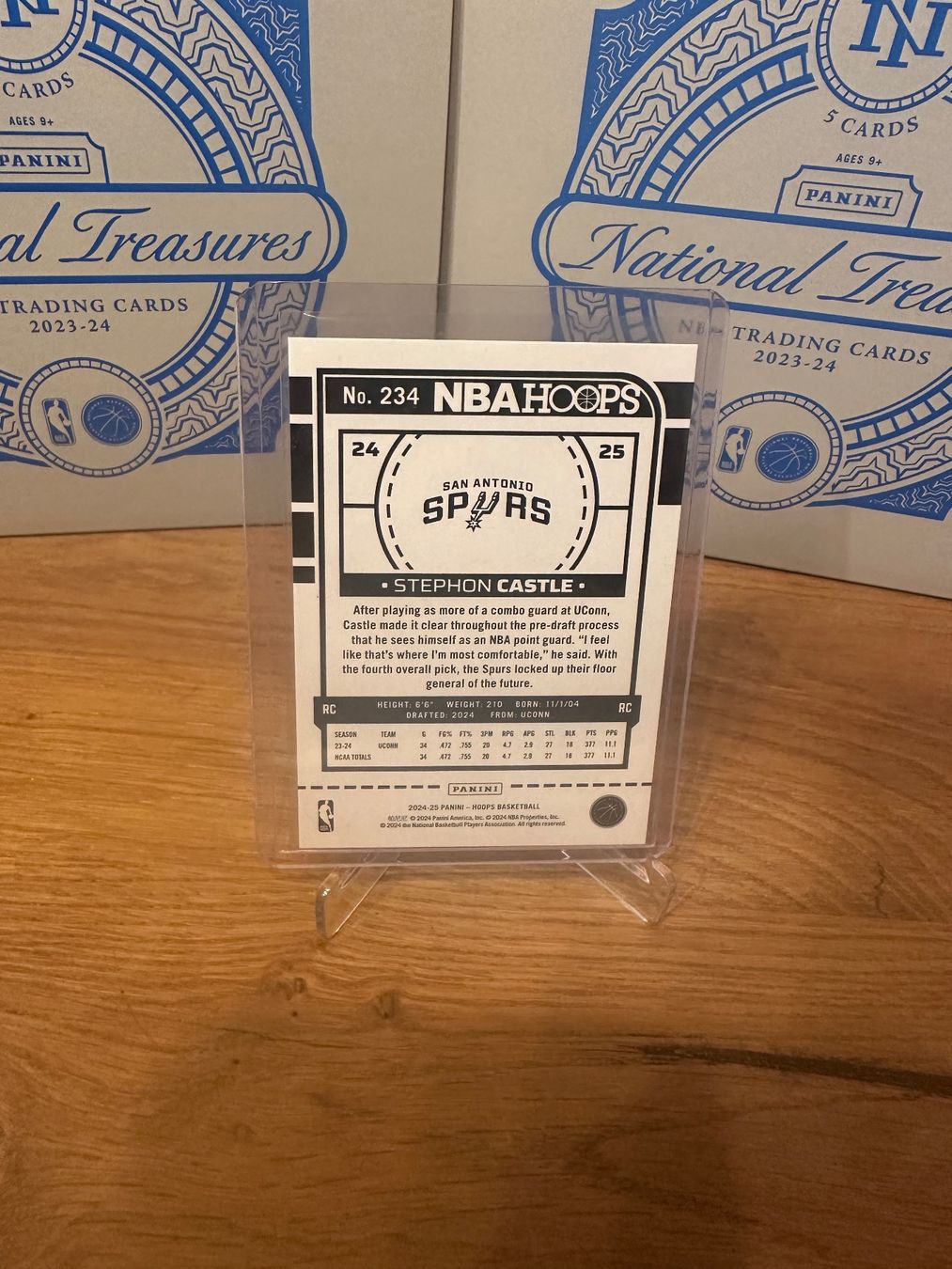 Nba Carte collezionabili: Carte NBA Hoops Stephon Castle RC 199 – Usato da Vullierens venduto da Gaara04 1