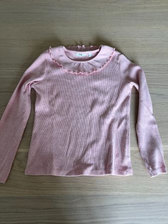 Langarmshirt rosa Gr. 140 C&A