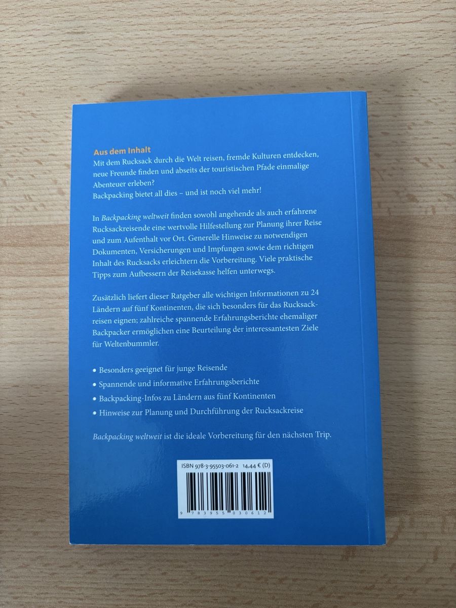 Libri: Backpacking weltweit - Tipps für Backpacker (2016) – Nuovo (secondo la descrizione) da Seengen venduto da Jeanine85 1