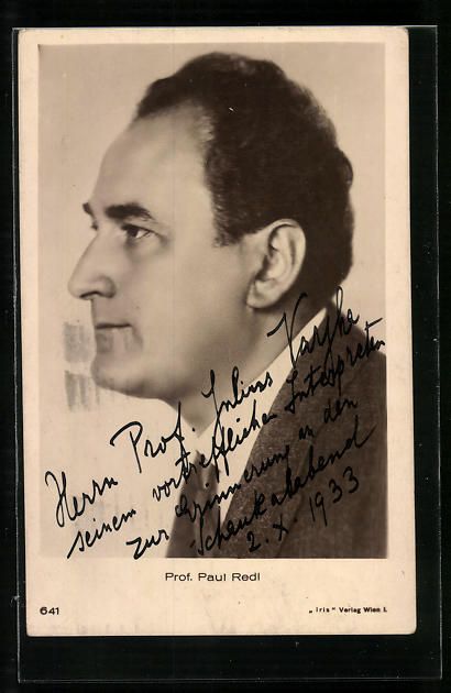 Cartoline postali: Dirigent Prof. Paul Redl mit Autograph u – Usato da Berlin venduto da bartko-reher