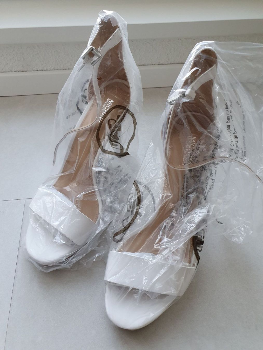 Michael Kors Scarpe da donna: Michael Kors White Leder Stöckelschuhe Grösse 40 – Nuovo e nell'imballaggio originale da Zürich venduto da Leica.C89 2
