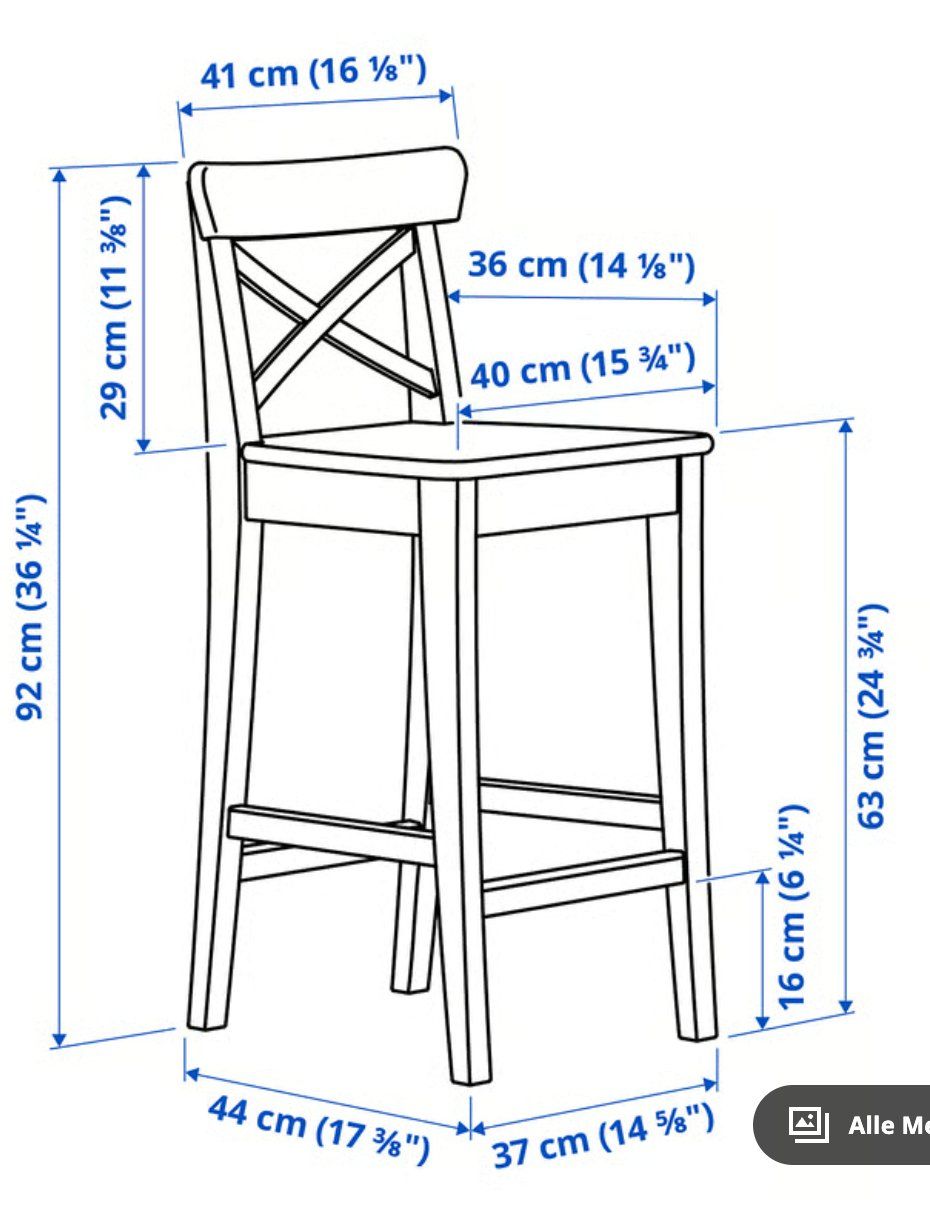 Ikea Seggioloni: Barhocker IKEA weiss – Nuovo (secondo la descrizione) da Malans GR venduto da KasparSch 3