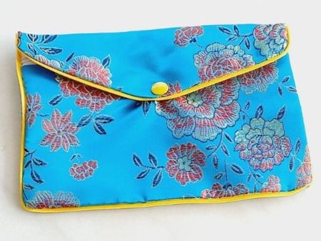 China Seiden Schmuck Tasche ca. 16x11cm