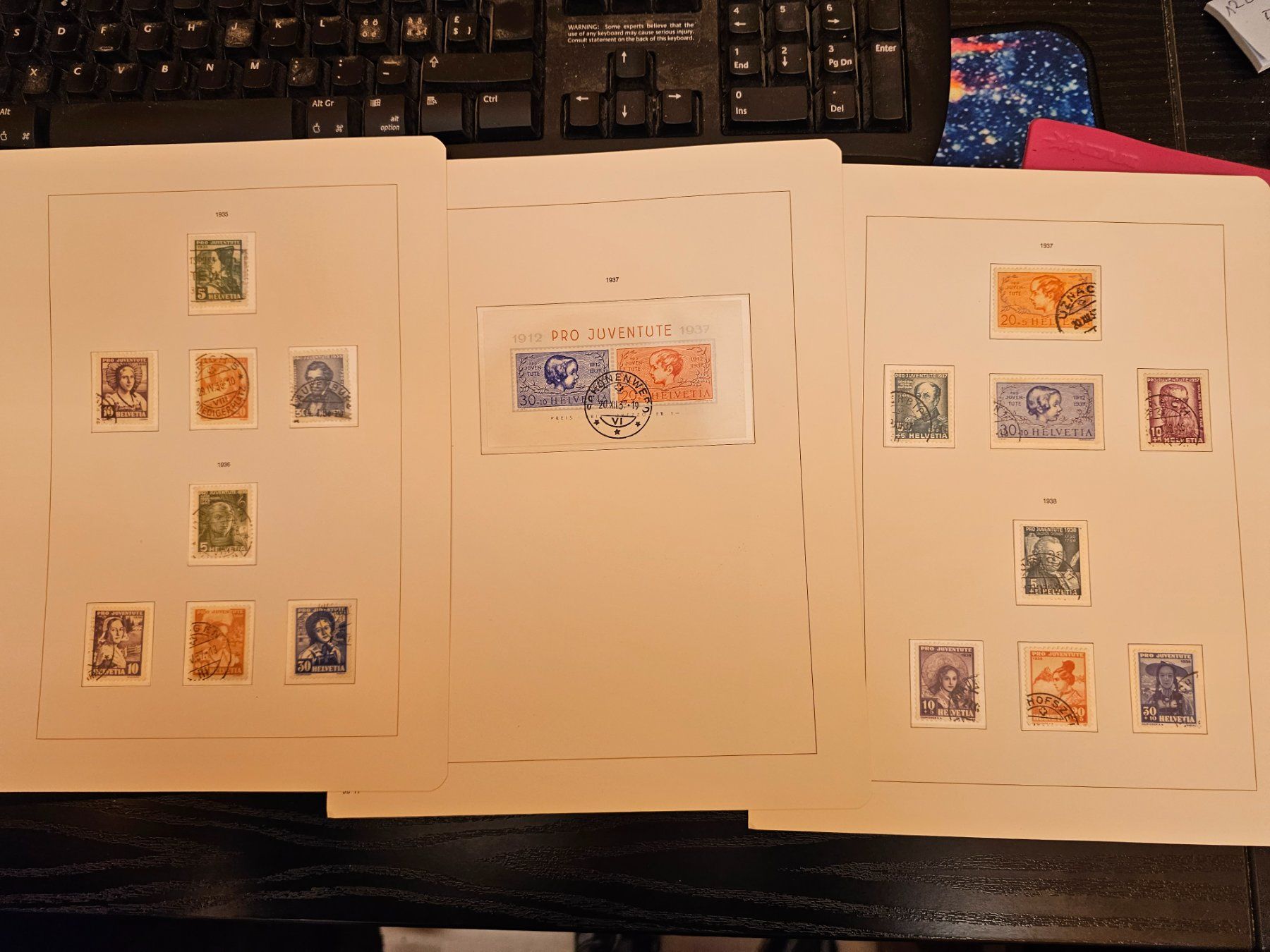 Alle Briefmarken: CH PRO JUVENTUTE AB 1913 - 2006 GEST. – Gebraucht aus Dintikon von bonita099 5