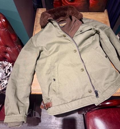 Perfekto Brand Jacke, Herren XL, Oliv