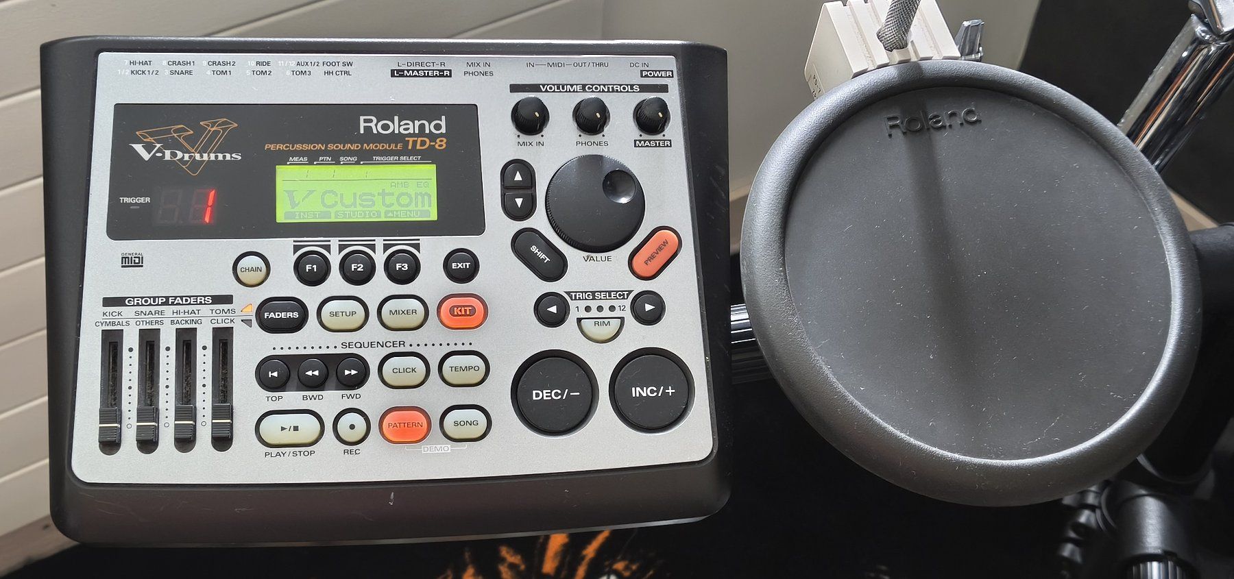 Instruments de musique: Batterie élecxtronique Roland TD8KV – D'occasion à Genève par Patfav 9