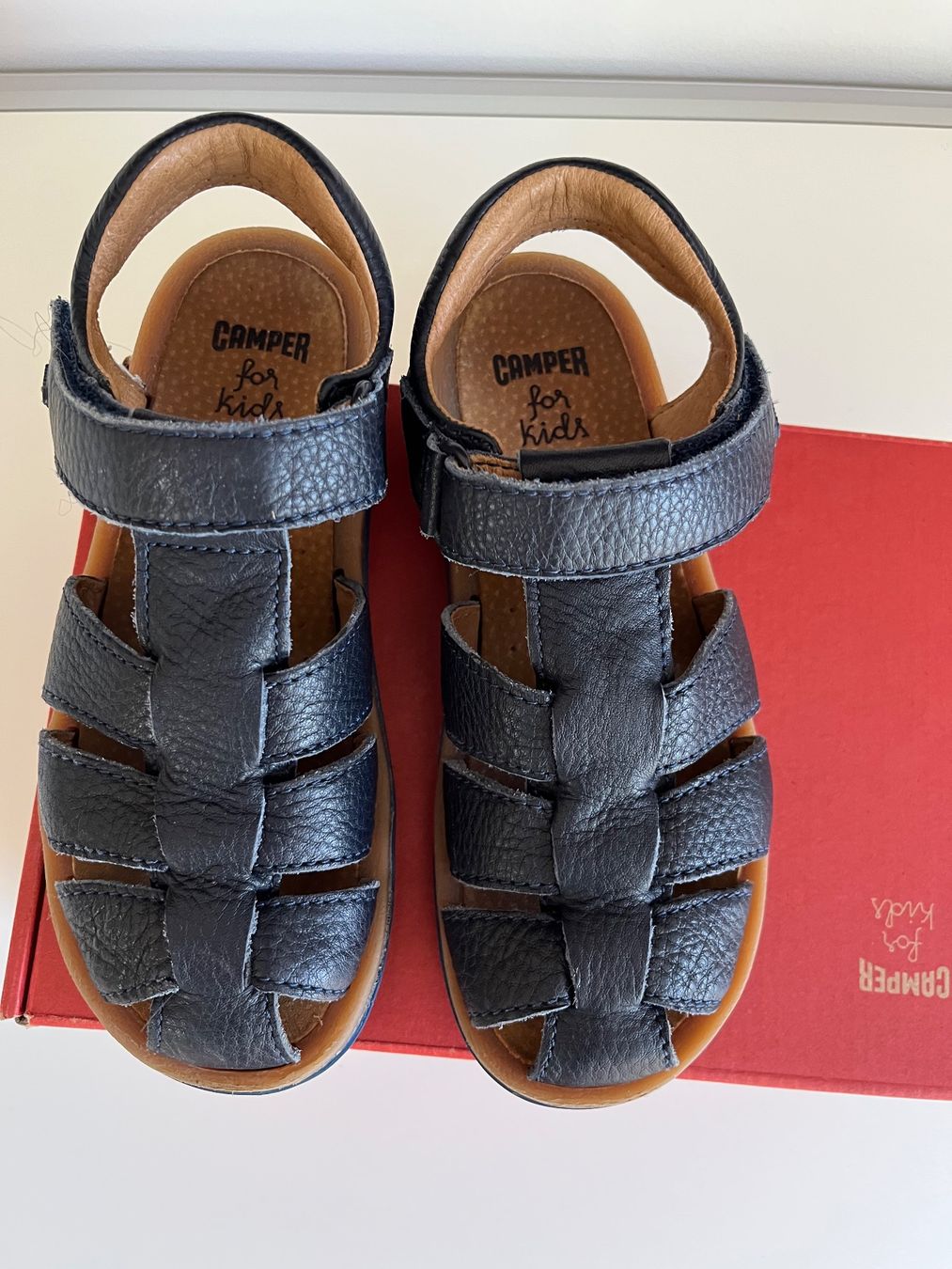 Camper Schuhe für Jungen: Camper Sandalen Gr.31 Leder – Gebraucht aus Meilen von Exclusive00 1