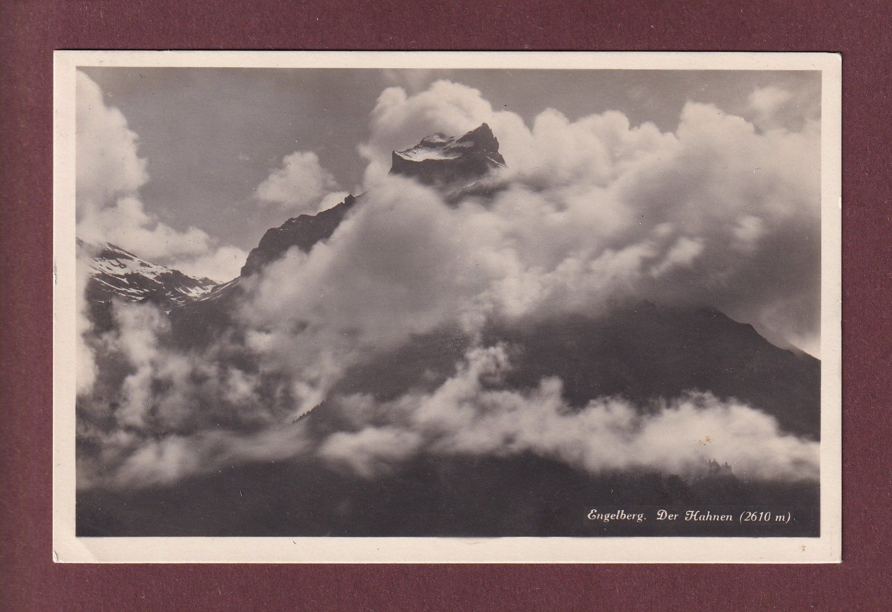 Ansichtskarten: Engelberg - Der HAHNEN - 1929 – Gebraucht aus Pully von nicecards