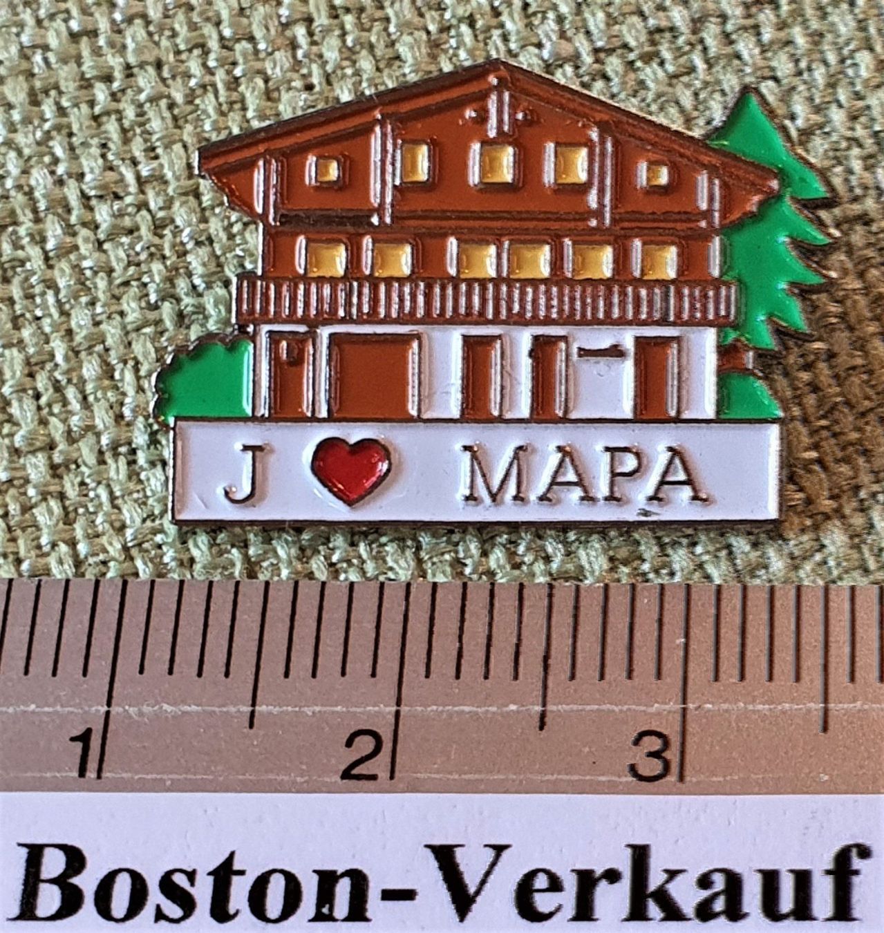 Placchette & Badge: C843 - Pin Chalet J Like Mapa Schweiz CH – Usato da Reinach BL venduto da Boston-Verkauf 1
